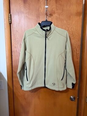 Mountain Hardwear Light Green Full‑Zip Performance Fleece Jacket